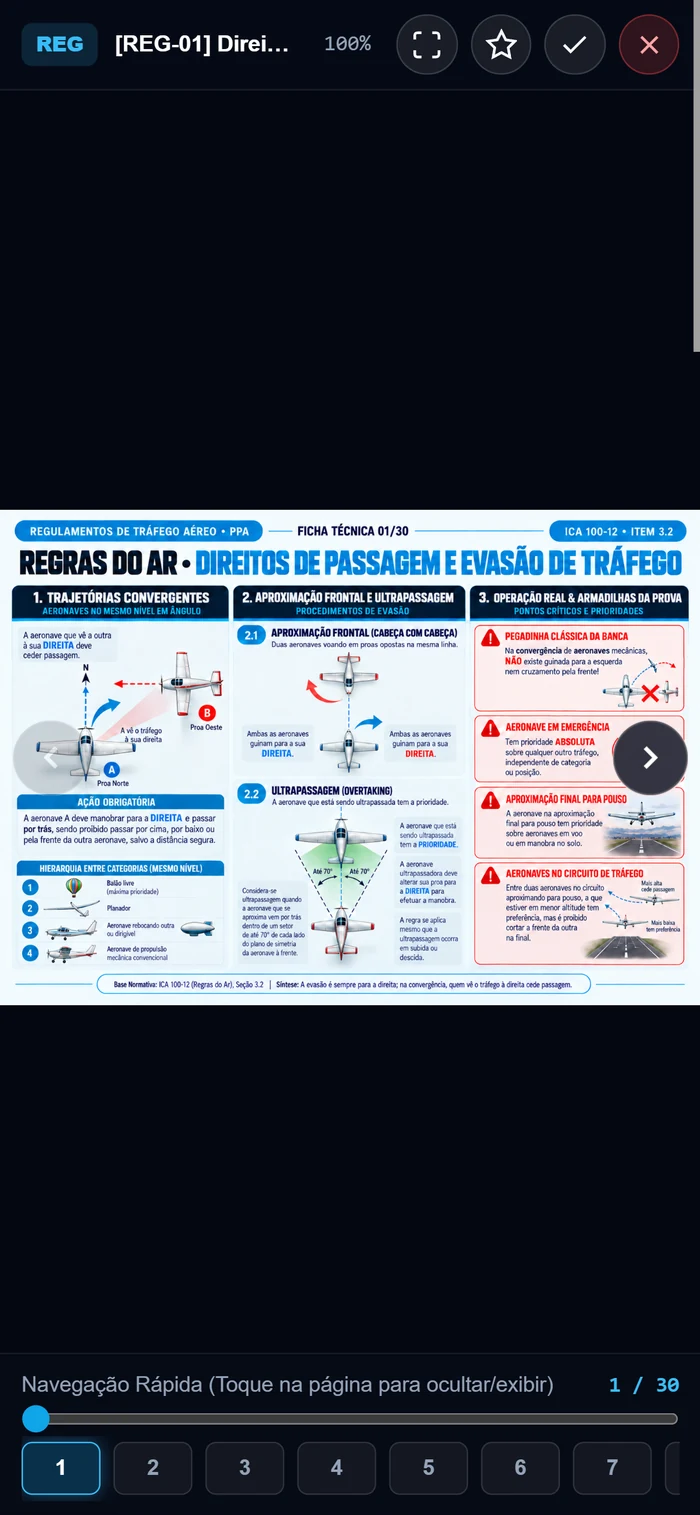 Ficha técnica aberta no leitor do PP-APP no celular